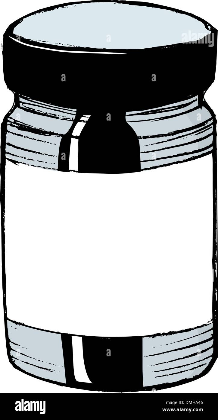 Flacone di farmaco Illustrazione Vettoriale