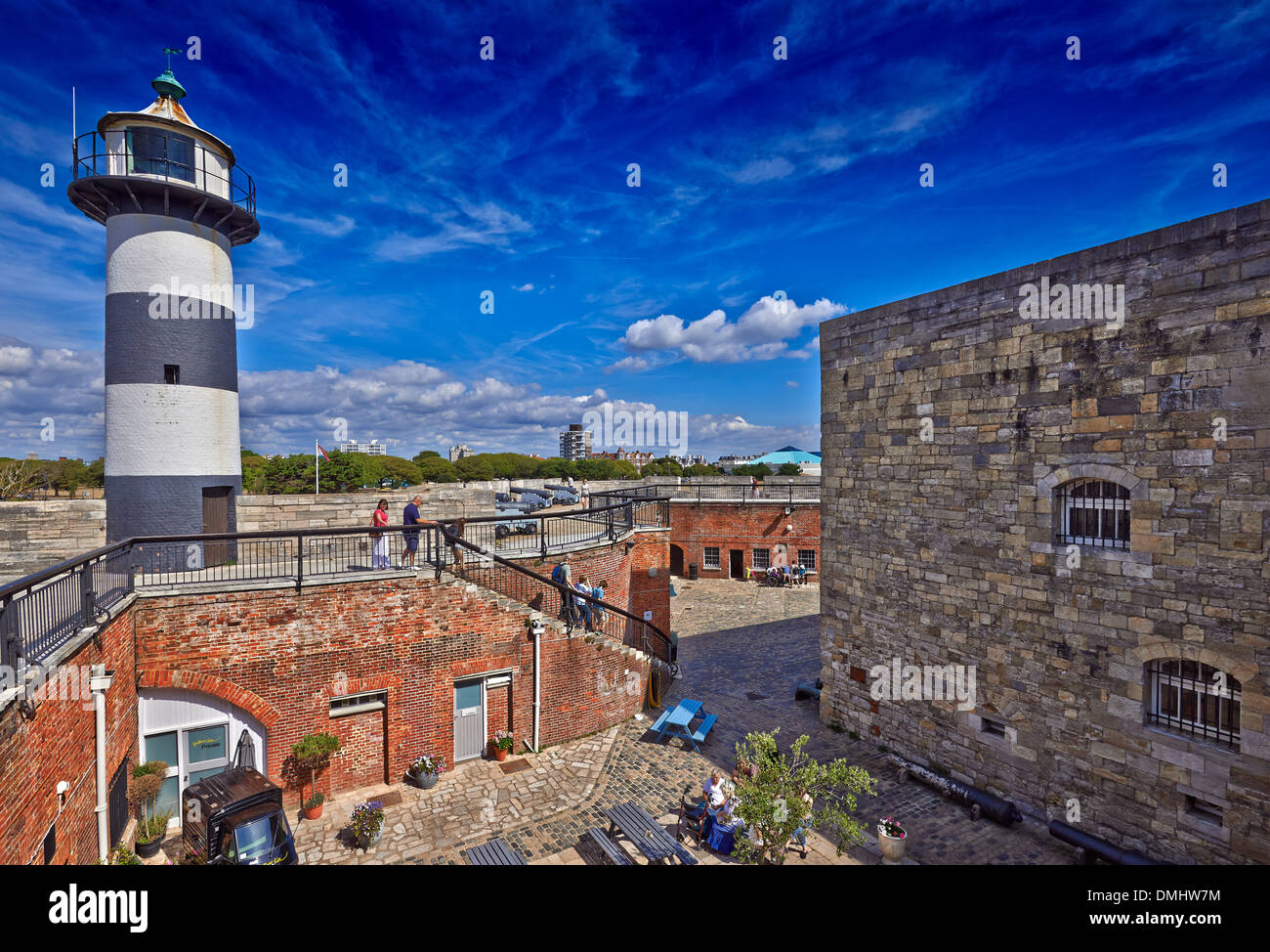 Southsea Castle Portsmouth Regno Unito Southsea Castle era uno di una serie di fortificazioni costruite per il re Henry VIII Foto Stock