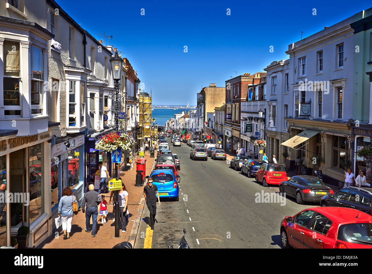 L'Isola di Wight noto agli antichi romani come Vectis, è un County e la più grande isola dell'Inghilterra Foto Stock