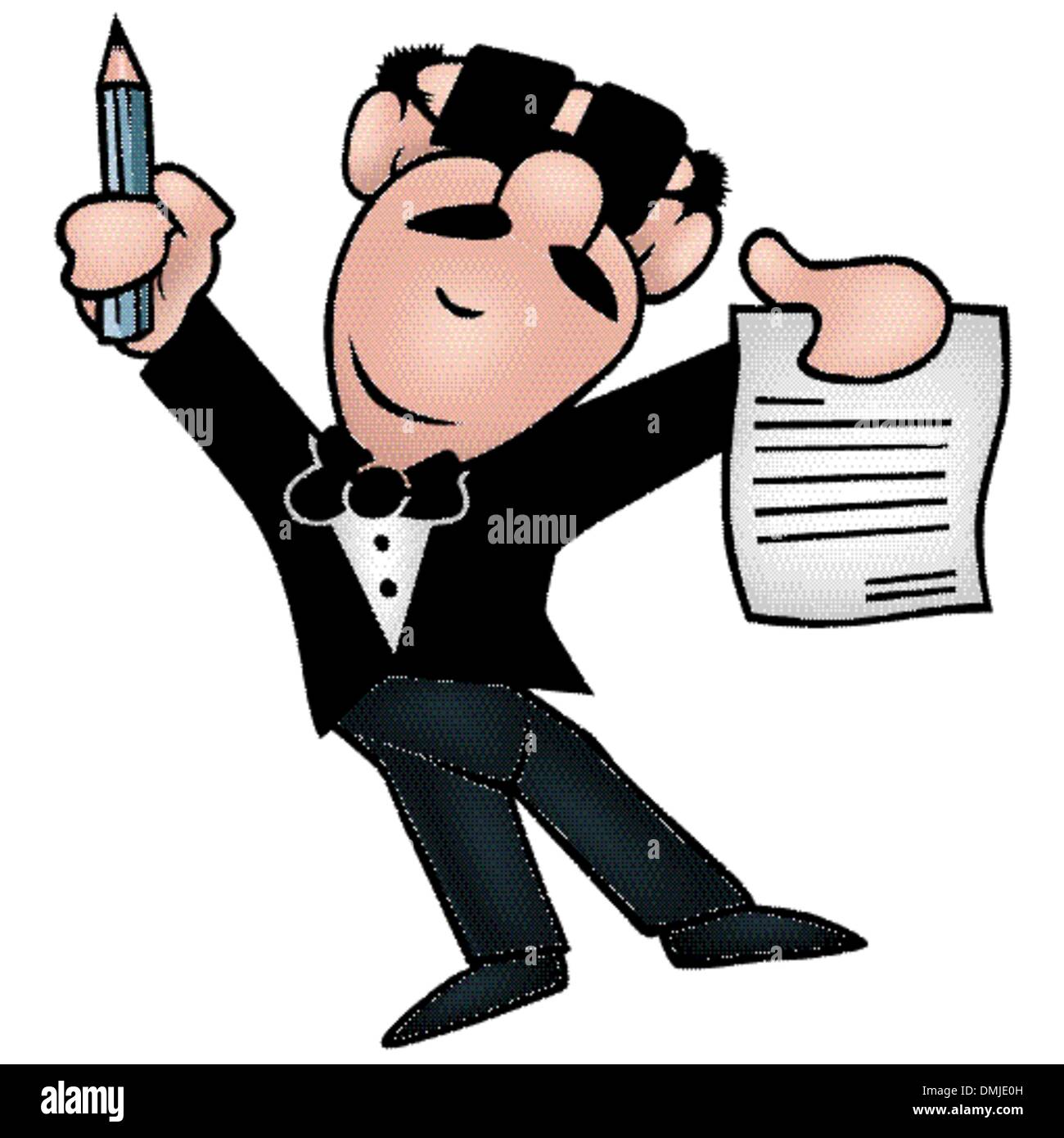 Sales Manager Illustrazione Vettoriale