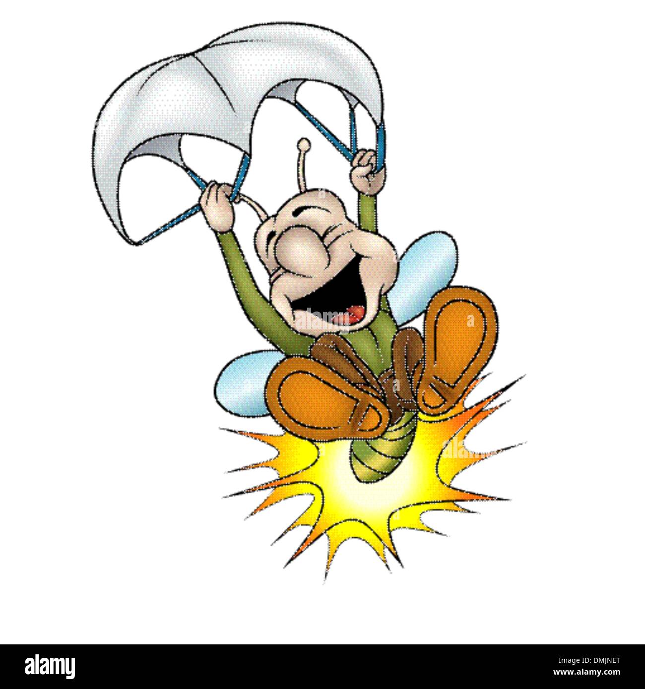 Lightning Bug Illustrazione Vettoriale