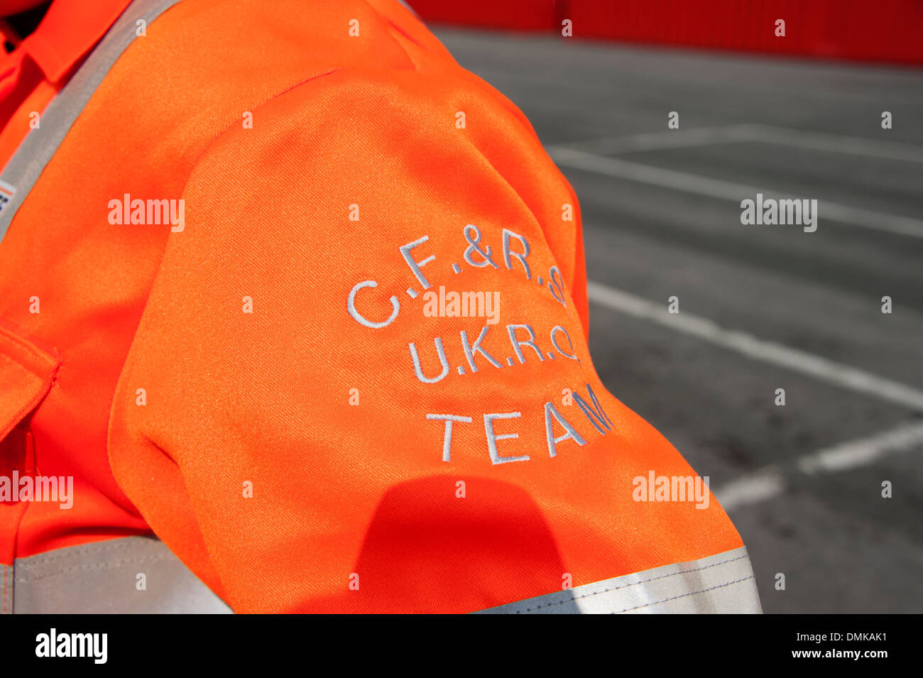 Cheshire Fire & Rescue Service USAR logo squadra Foto Stock