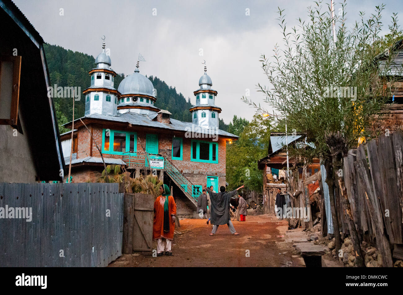 La Valle di Pahalgam in Jammu e Kashmir. Foto Stock