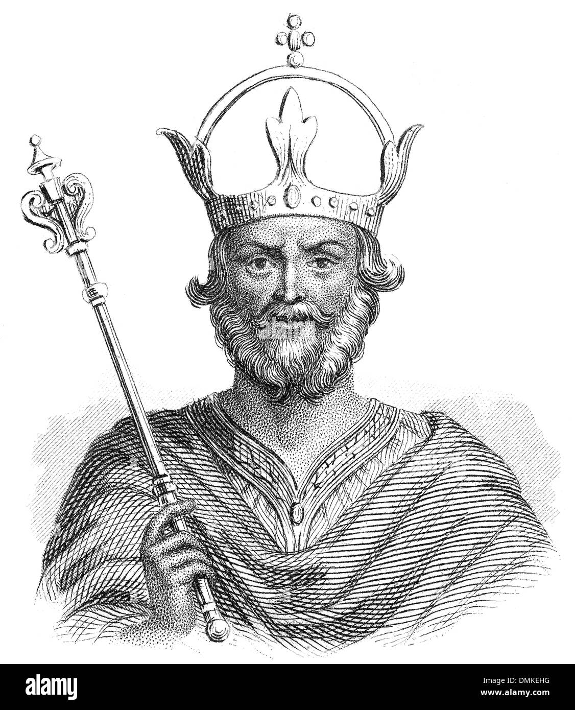 Enrico IV, 1050 - 1106, Re dei tedeschi Foto Stock