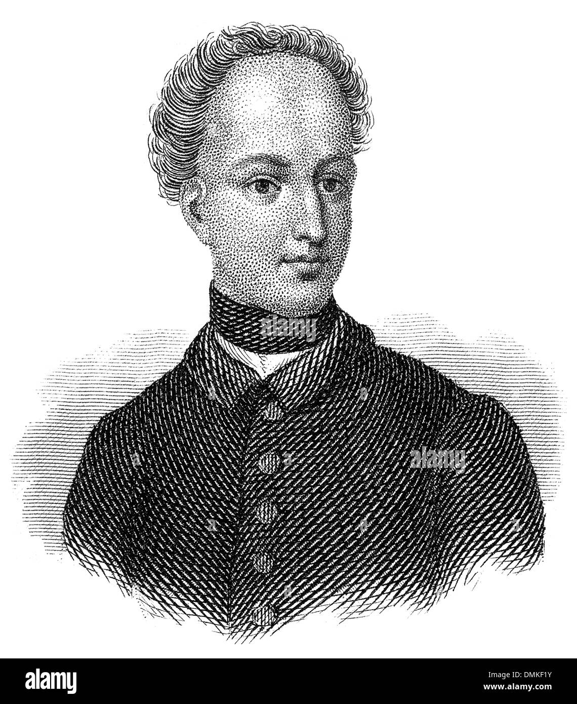 Ritratto di Carlo XII o Carl di Svezia, Carolus Rex, 1682 - 1718, Re di Svezia Foto Stock