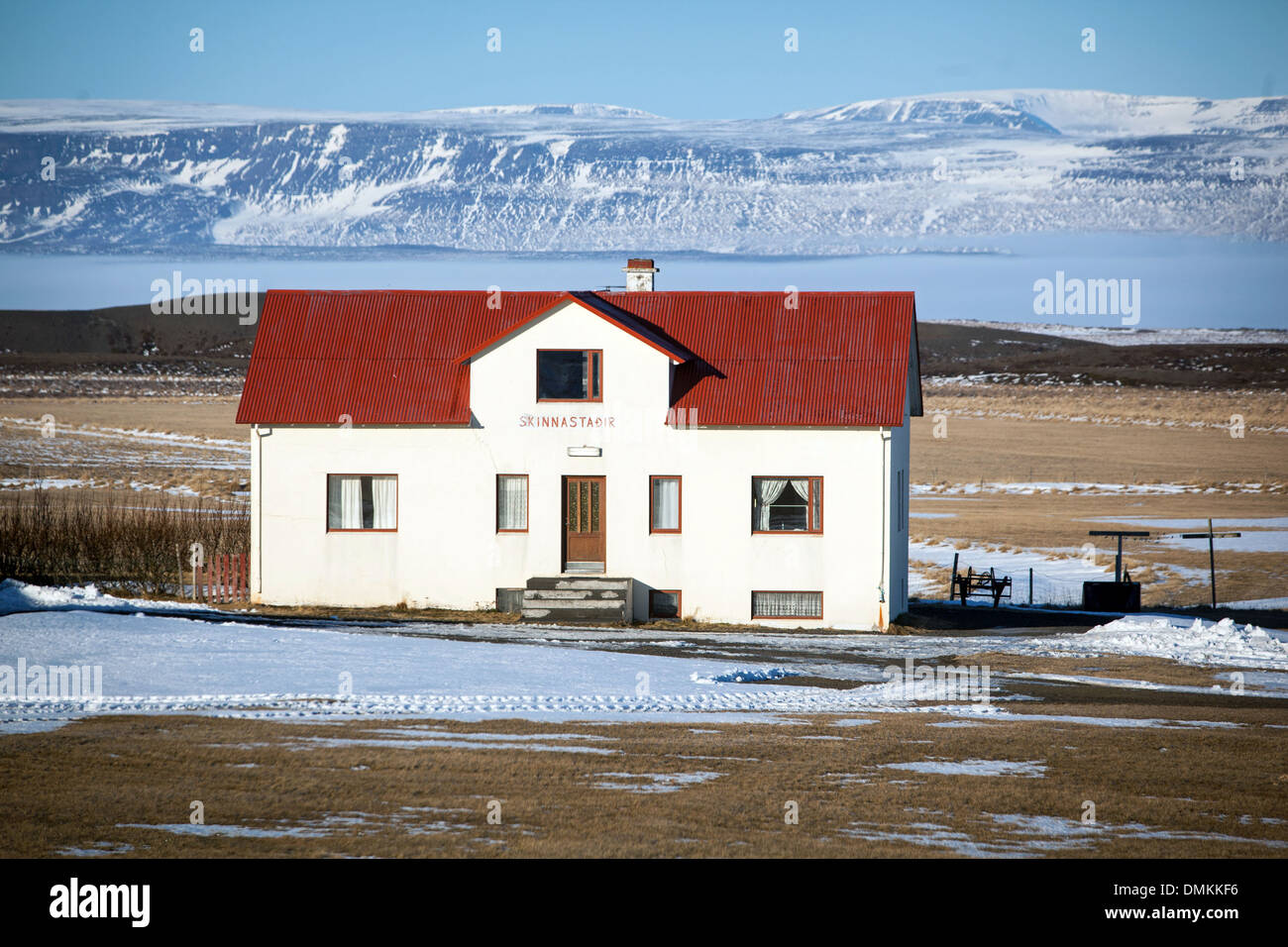 Agriturismo nel nord dell'Islanda, EUROPA Foto Stock