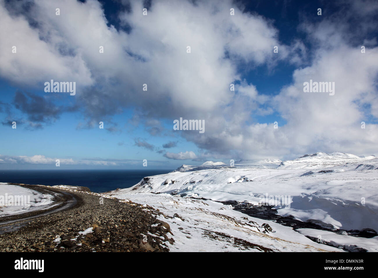 GRUNDARFJORDUR, SNAEFELLSNES PENINSULA, WESTERN ISLANDA, EUROPA Foto Stock