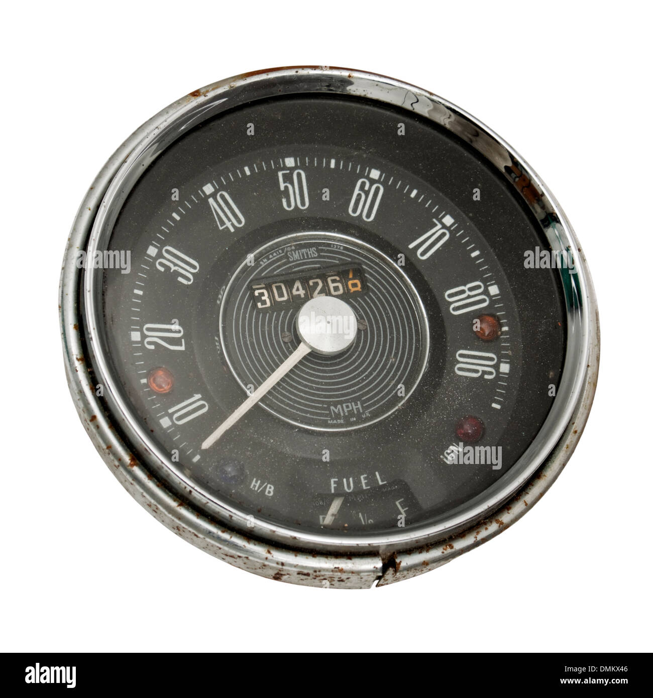 Vintage auto / moto tachimetro da Smiths Foto Stock