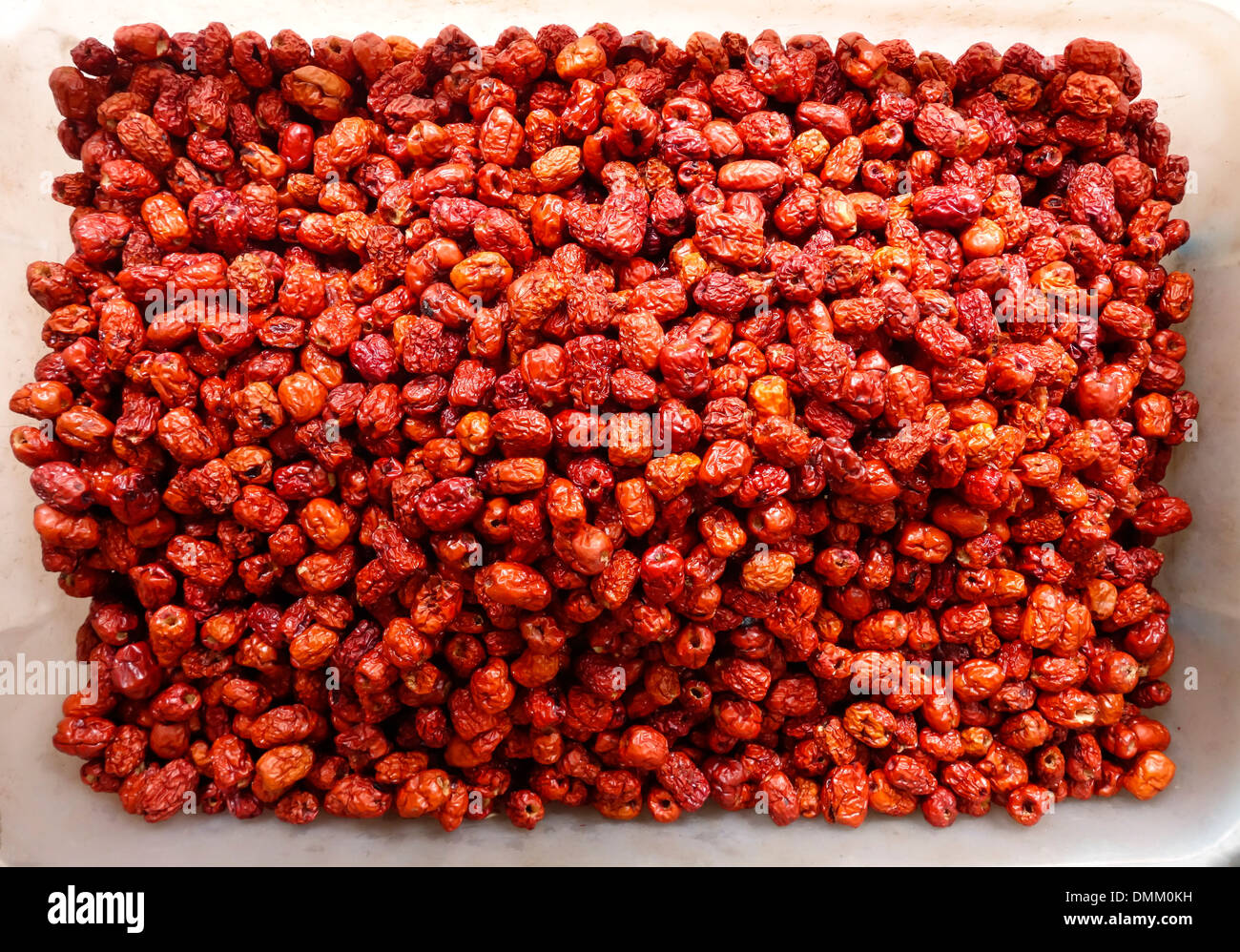 Rosso cinese date Foto Stock