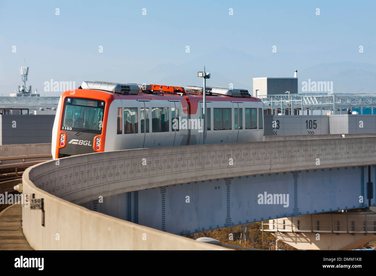 Busan-Gimhae Light Rail Transit Train - Corea del Sud Foto Stock