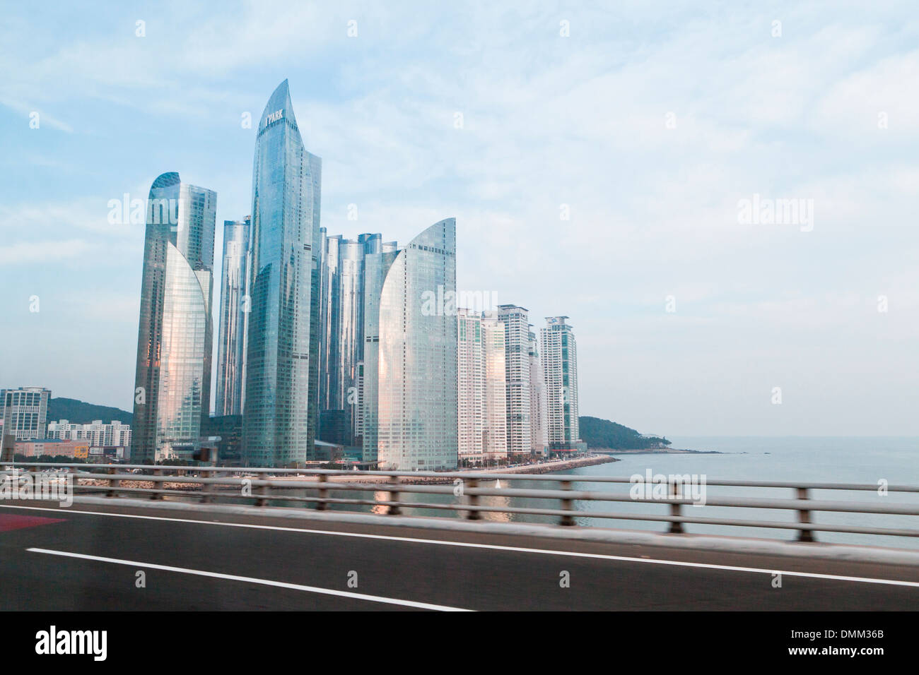 Haeundae I-Park luxury alto hotel e appartamento complesso condominiale - Busan, Corea del Sud Foto Stock