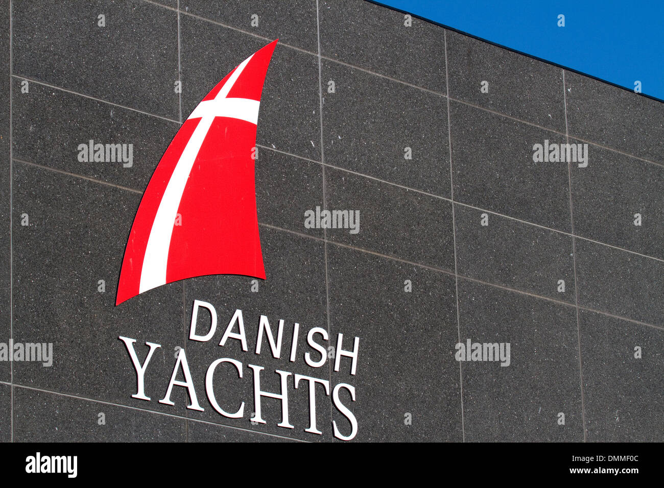 Yacht danese a Skagen. Foto Stock