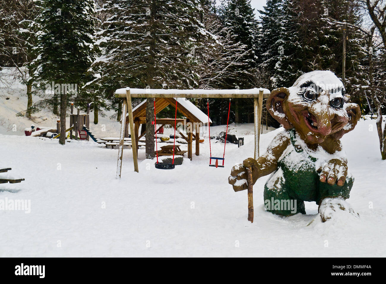 Pesca a traina norvegese Foto Stock