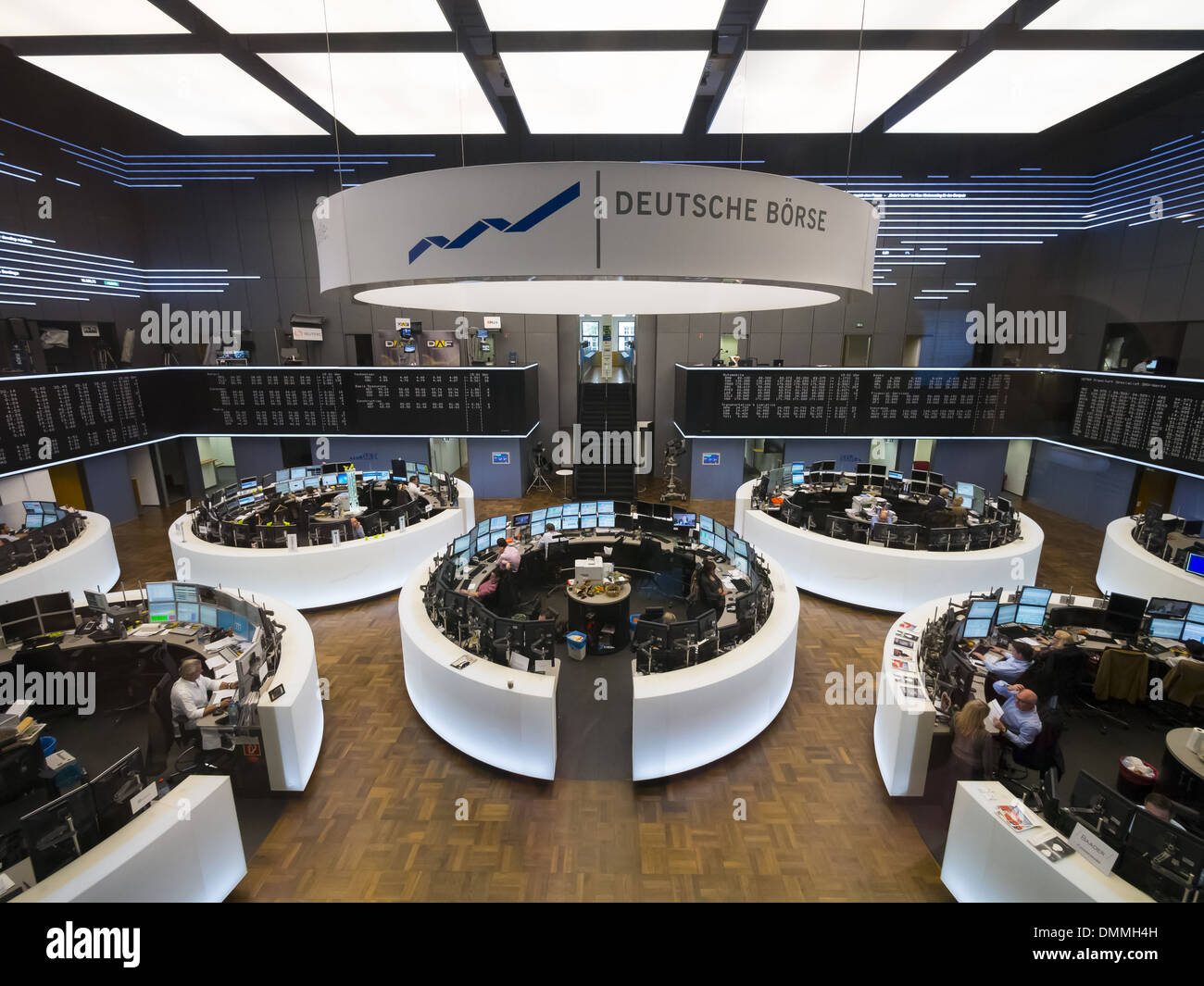 Germania, Hesse, interno della borsa di Francoforte Foto Stock