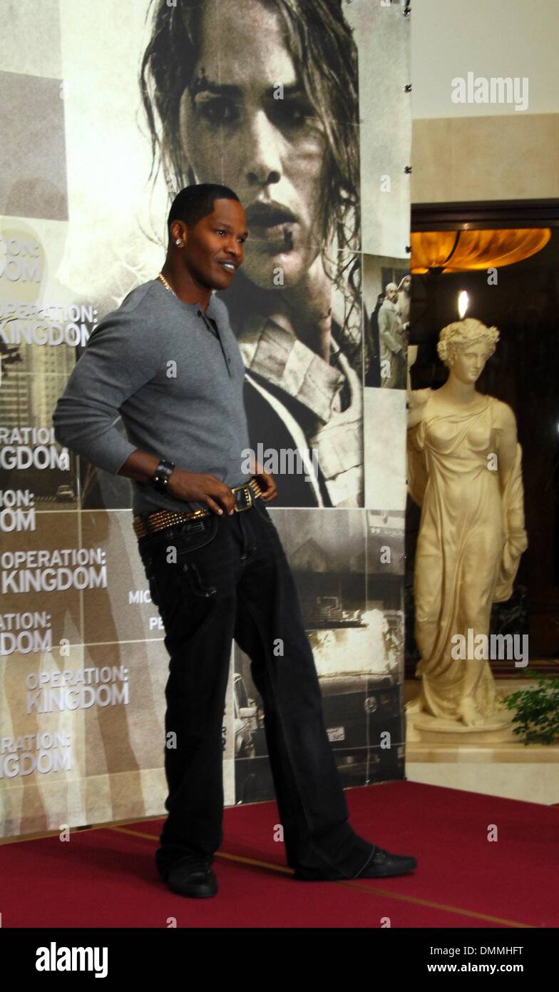 Jamie Foxx al photocall di 'Funzionamento: Unito" a Berlino. Foto Stock