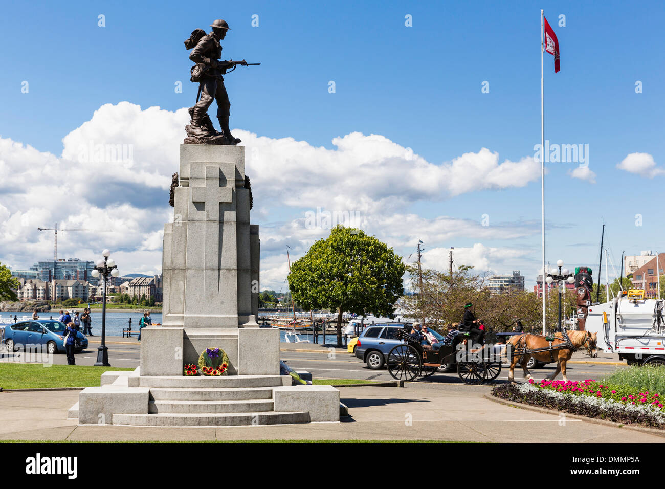 Canada, British Columbia, Victoria, memoriale di guerra ai nostri gloriosi morti Foto Stock