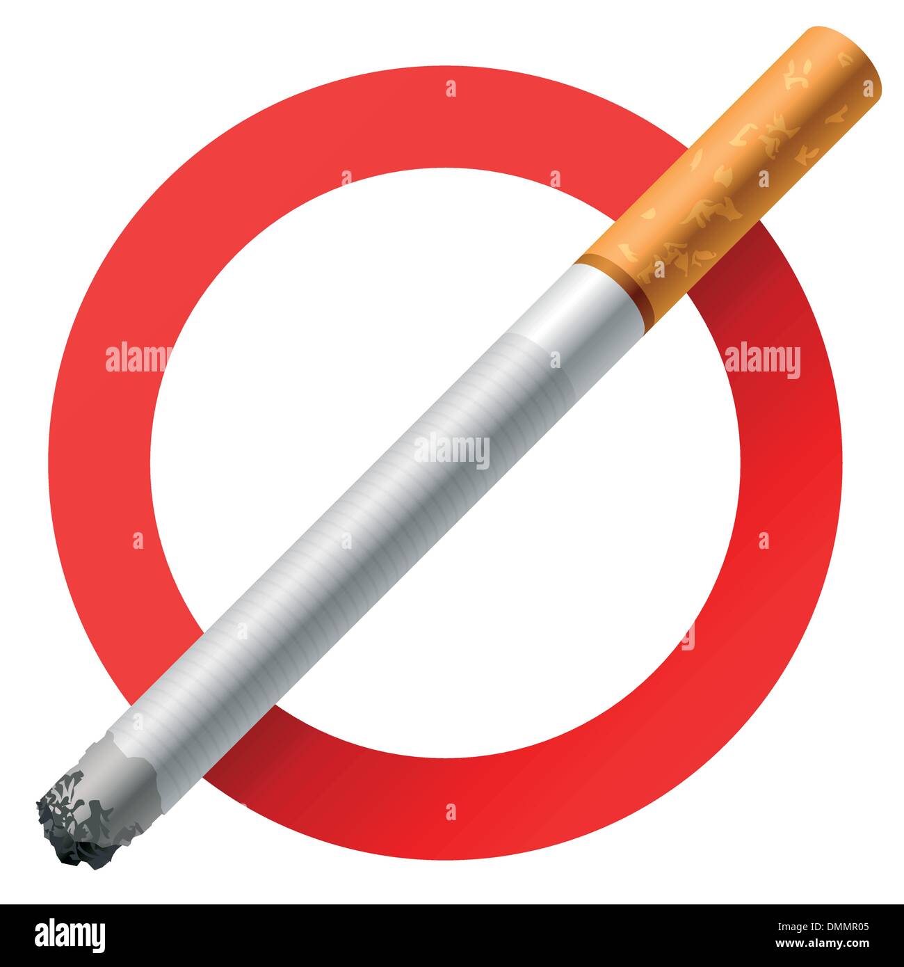 Il vettore "Vietato Fumare" Illustrazione Vettoriale