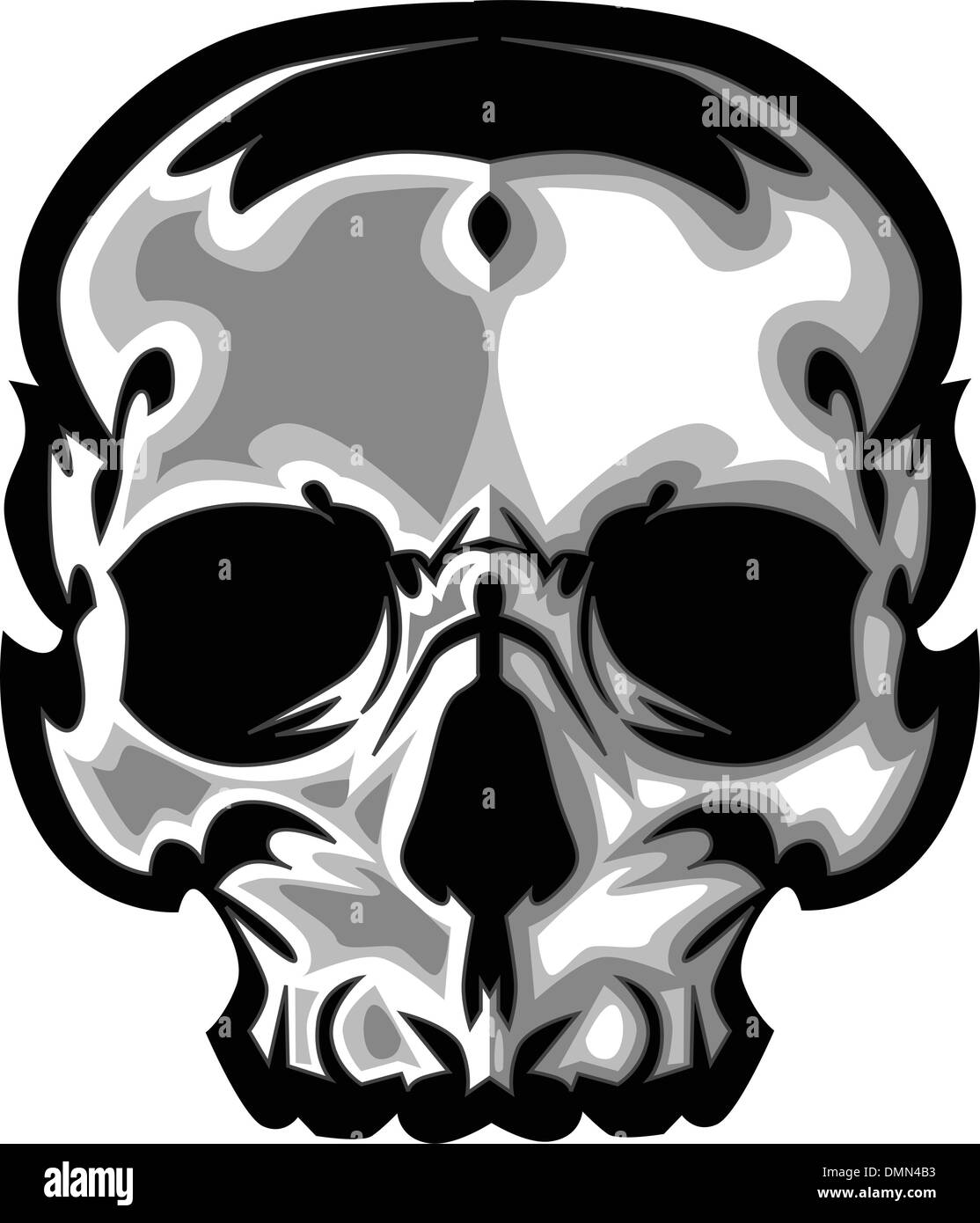 Cranio Graphic immagine vettoriale Illustrazione Vettoriale
