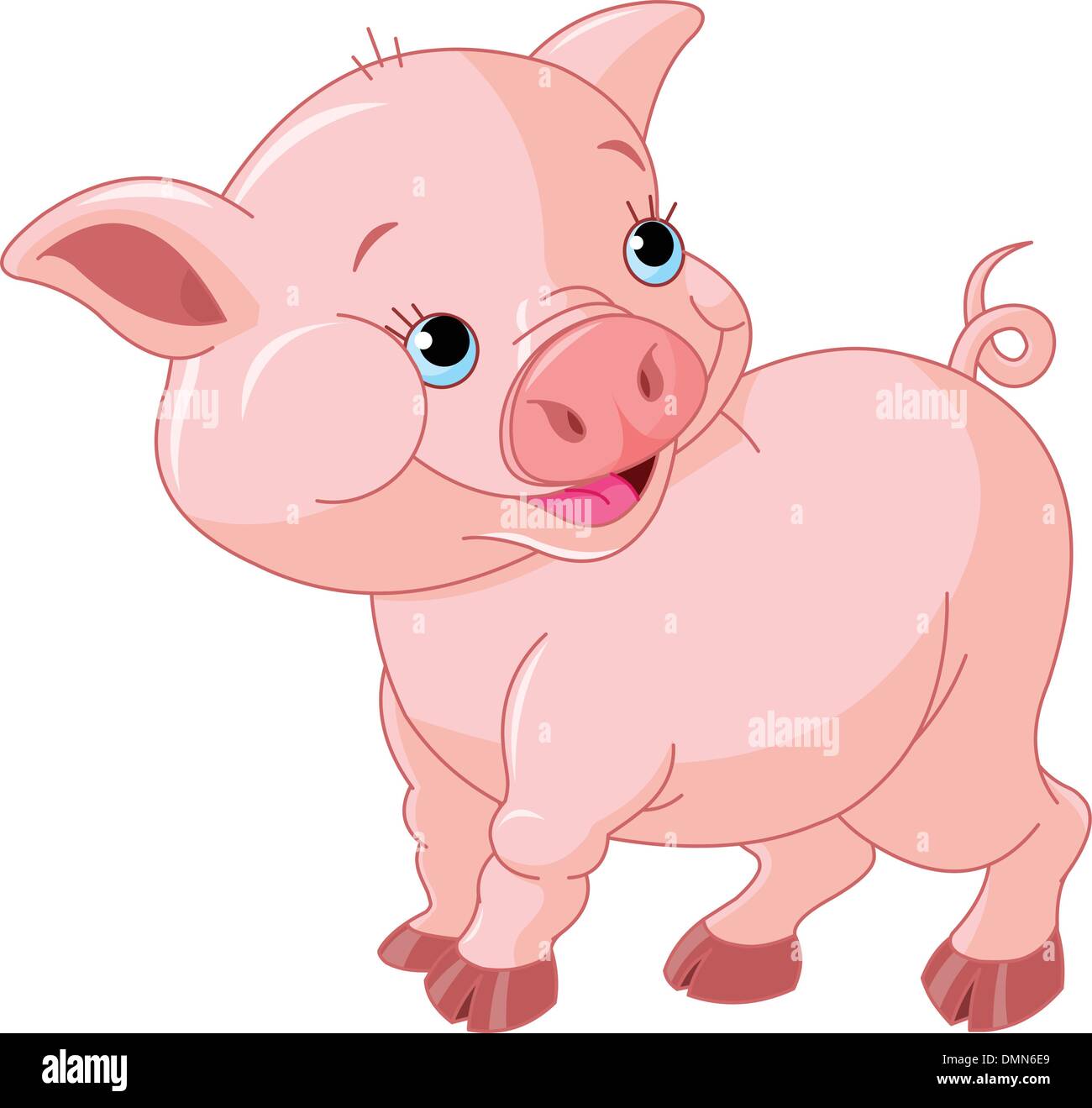 Piccolo maiale del bambino Illustrazione Vettoriale