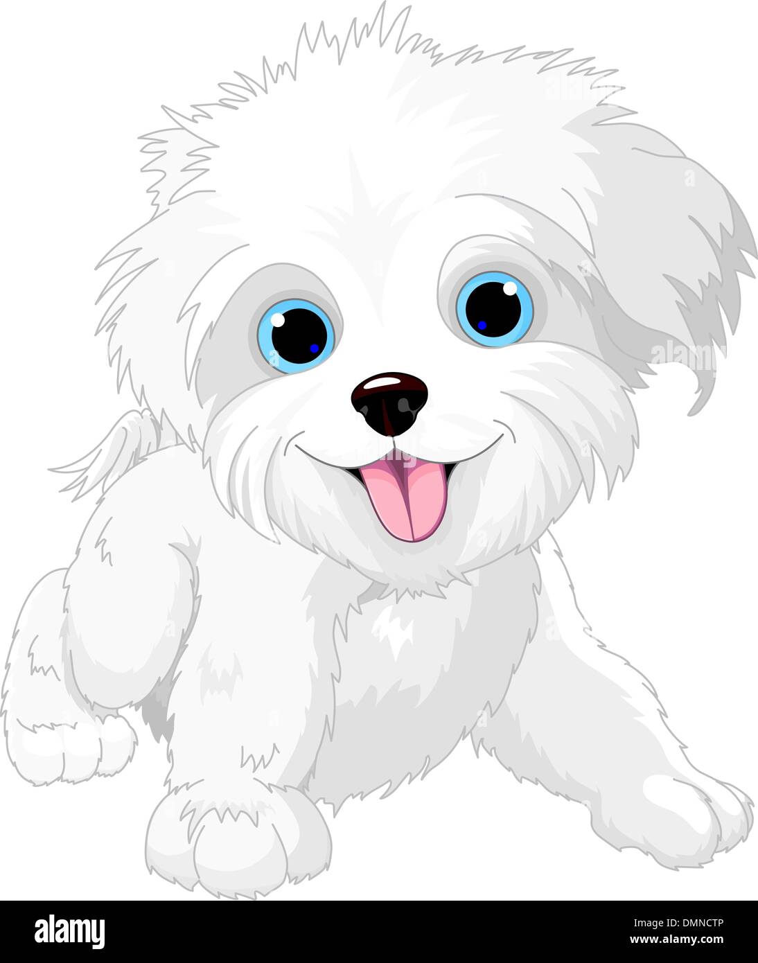 Cagnolino giocoso Illustrazione Vettoriale