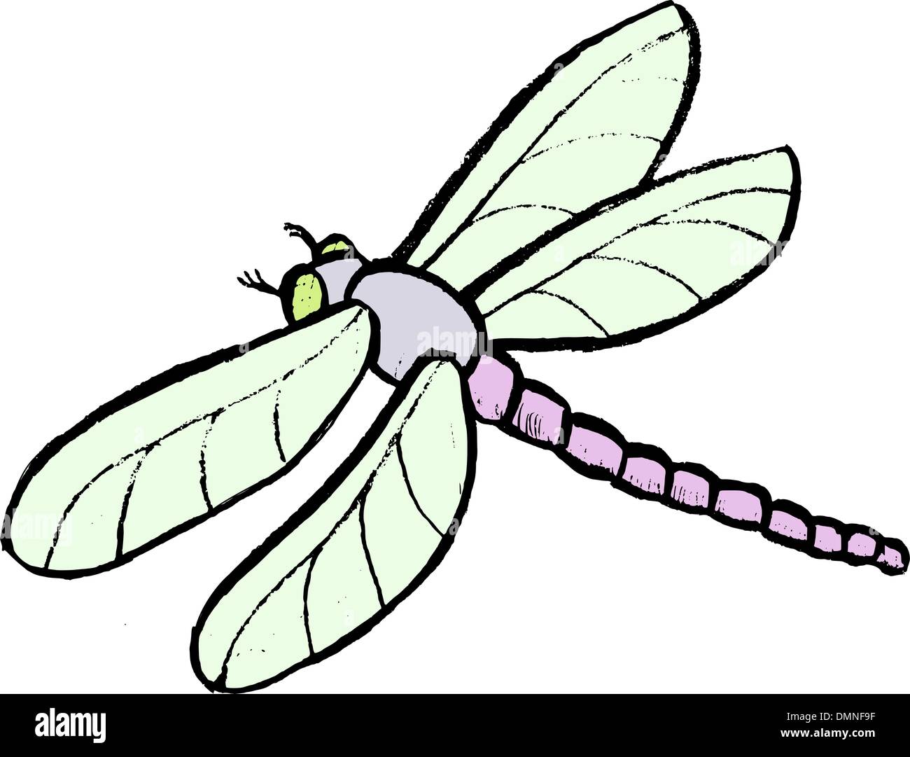 Libellula Illustrazione Vettoriale