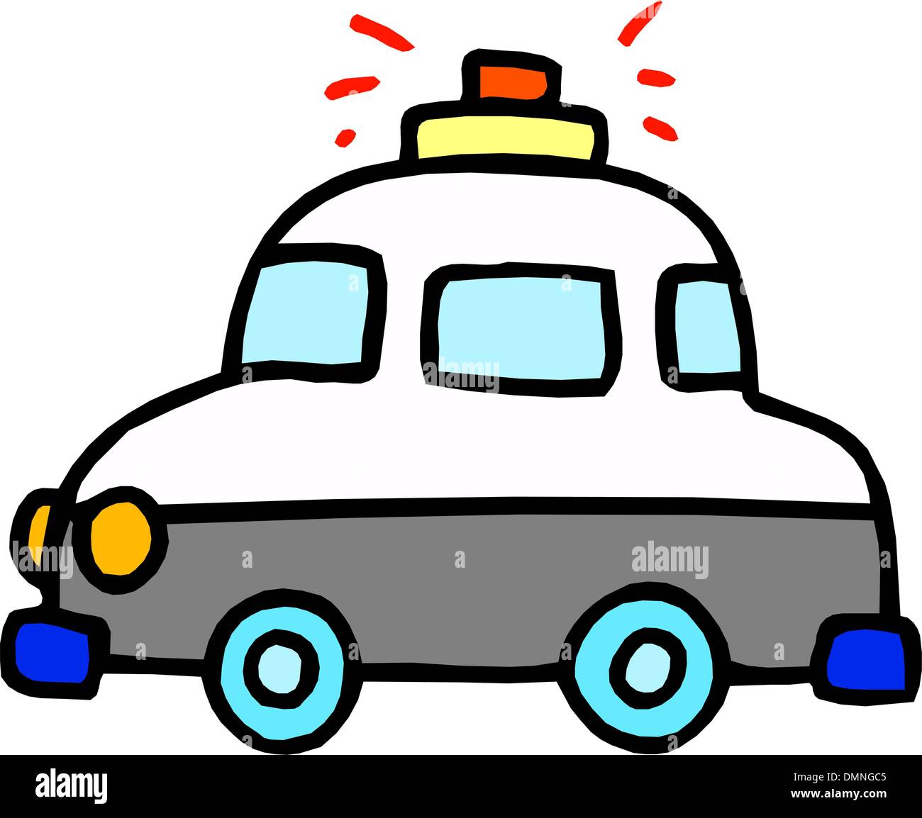 Auto della polizia Illustrazione Vettoriale