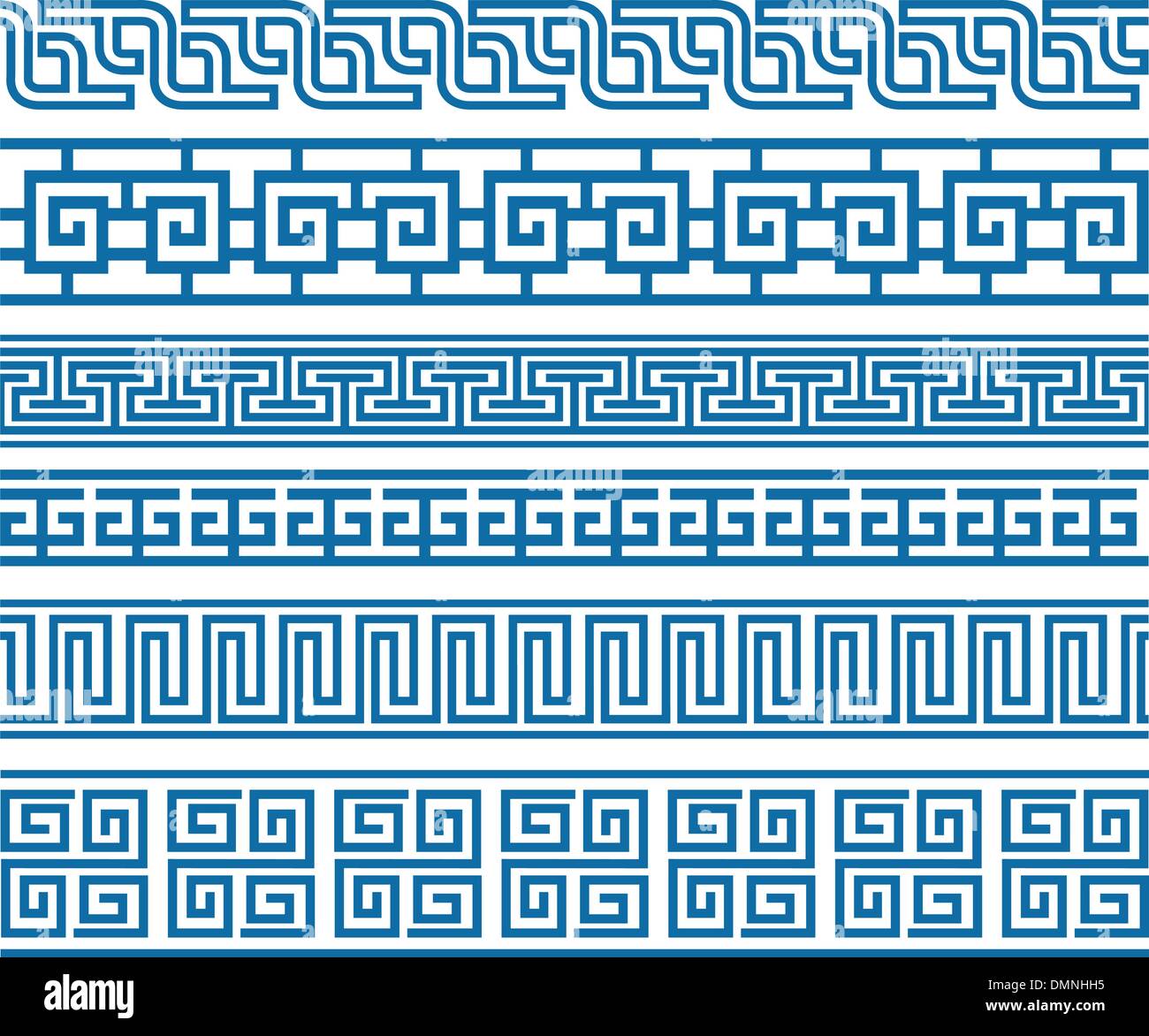 Celtic confine orientale il set di simboli Illustrazione Vettoriale