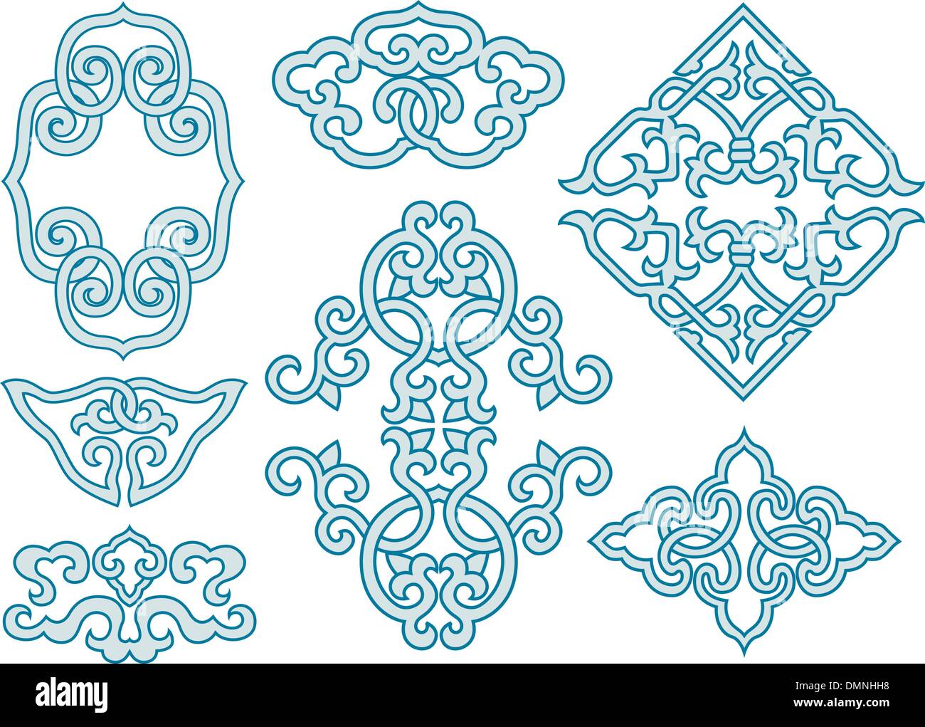 Classic Vintage ornamento di turbolenza Illustrazione Vettoriale