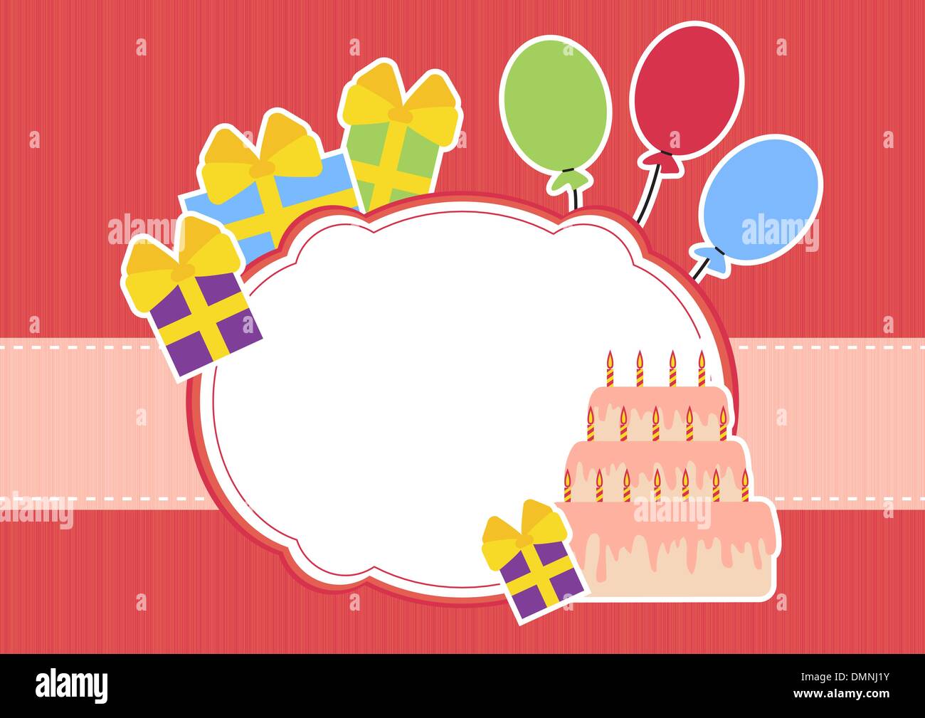 cartolina d'auguri Illustrazione Vettoriale