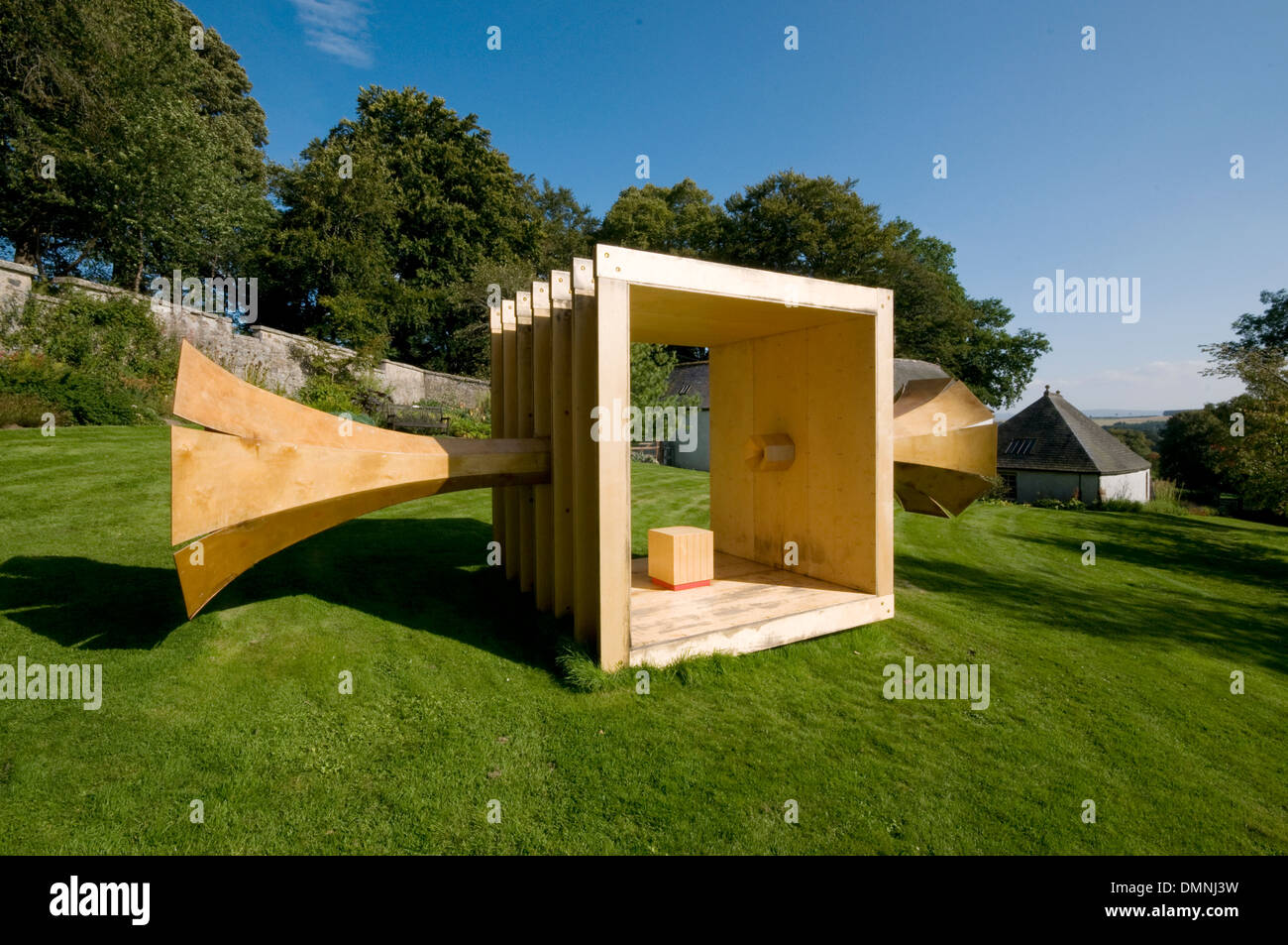 Leith Hall giardino scultura includono Foto Stock