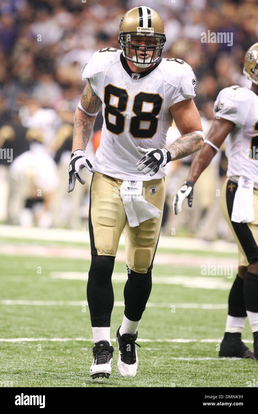 13 Settembre 2009: New Orleans Saints stretto fine Jeremy Shockey (88). New Orleans Saints sconfitto il Detroit Lions 45-27 nel match tenutosi presso la Louisiana Superdome di New Orleans, LA. (Credito Immagine: © Southcreek globale/ZUMApress.com) Foto Stock