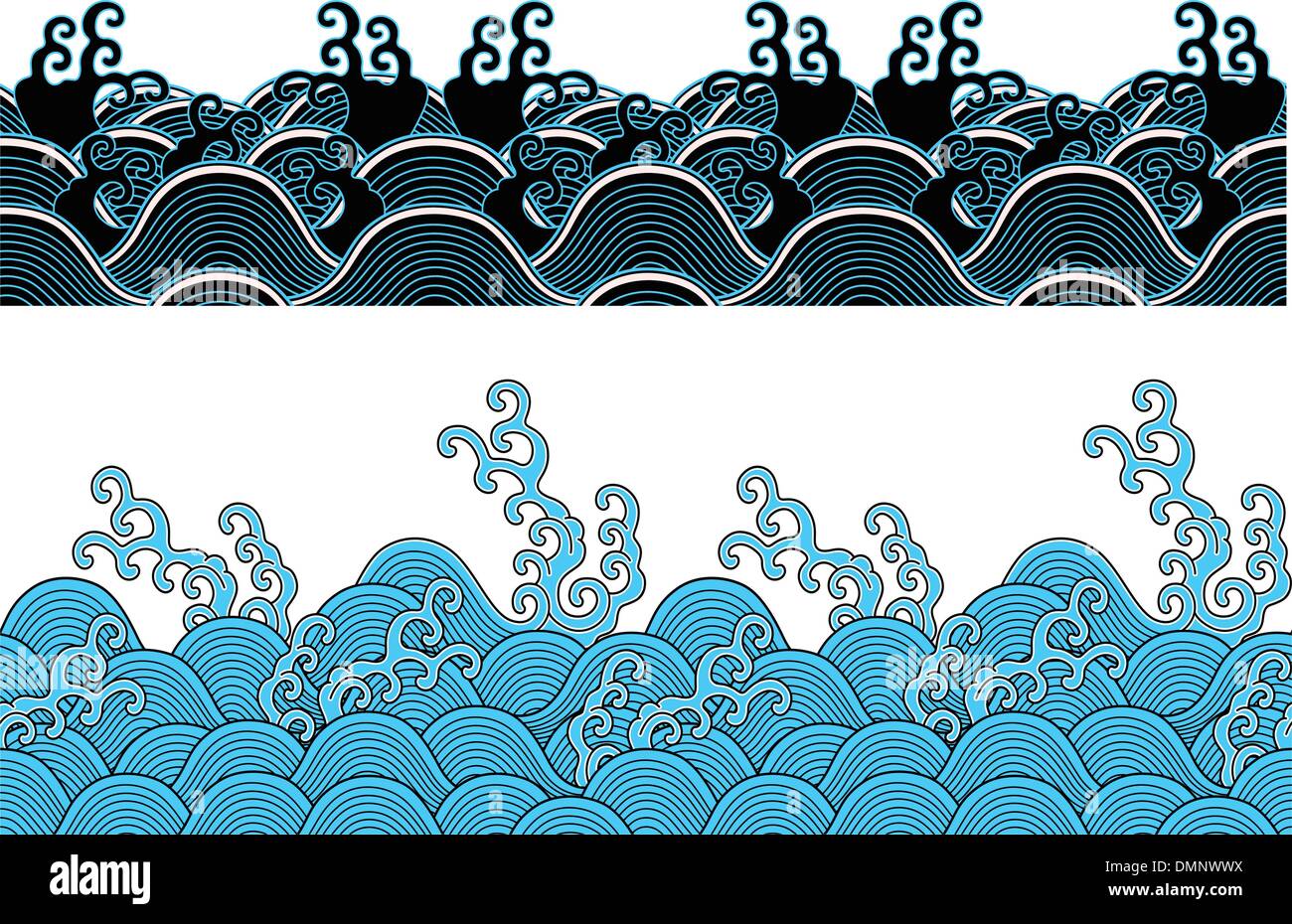 Onda perfetta illustrazione Illustrazione Vettoriale