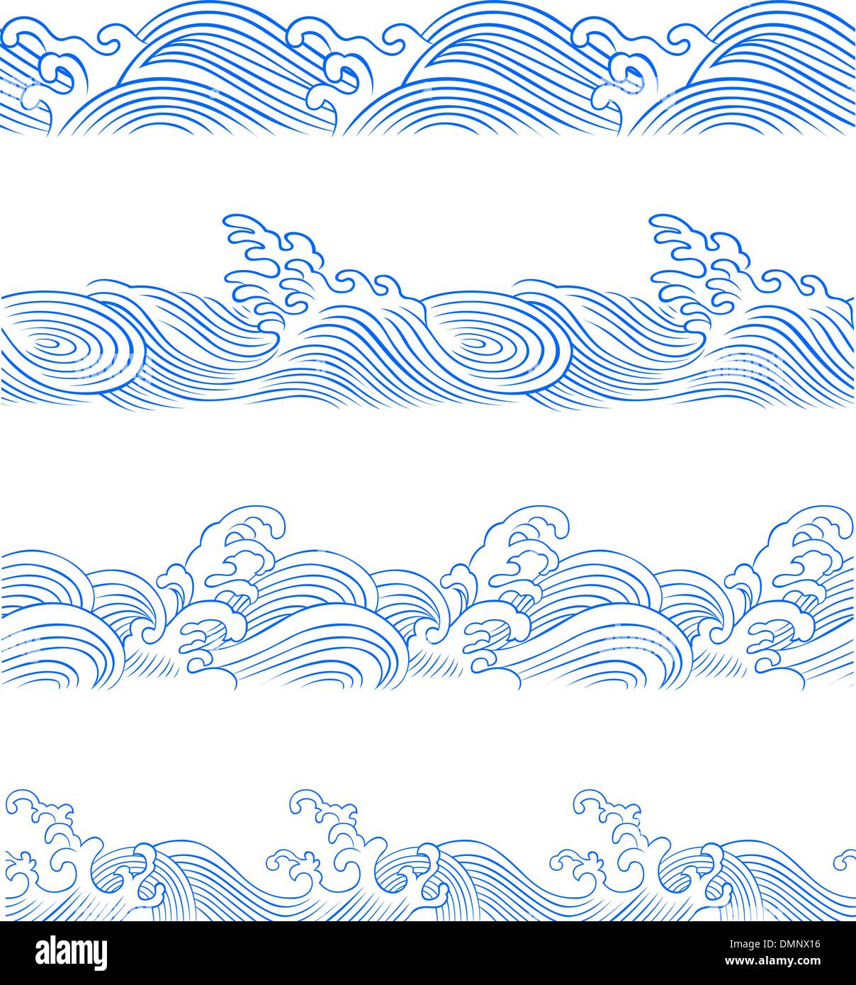 Onda perfetta illustrazione Illustrazione Vettoriale