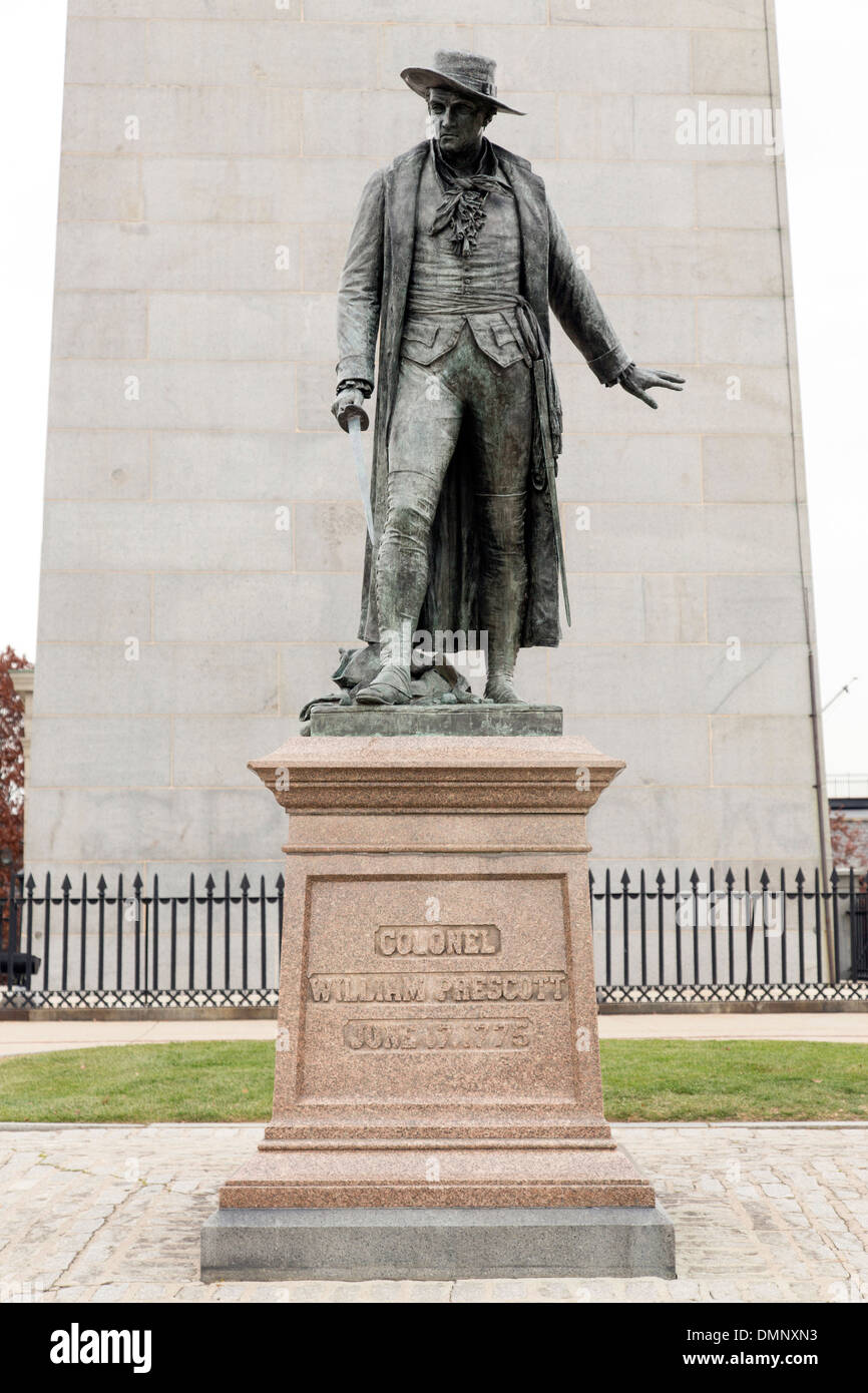 Bunker Hill monumento di battaglia Foto Stock