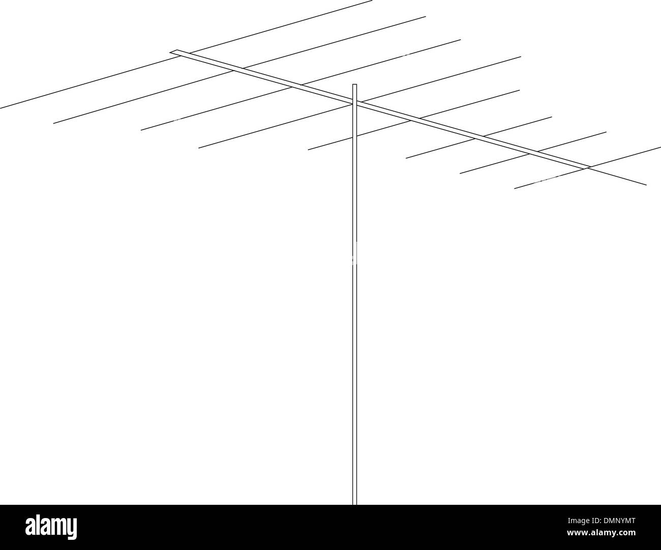 Antenna Illustrazione Vettoriale