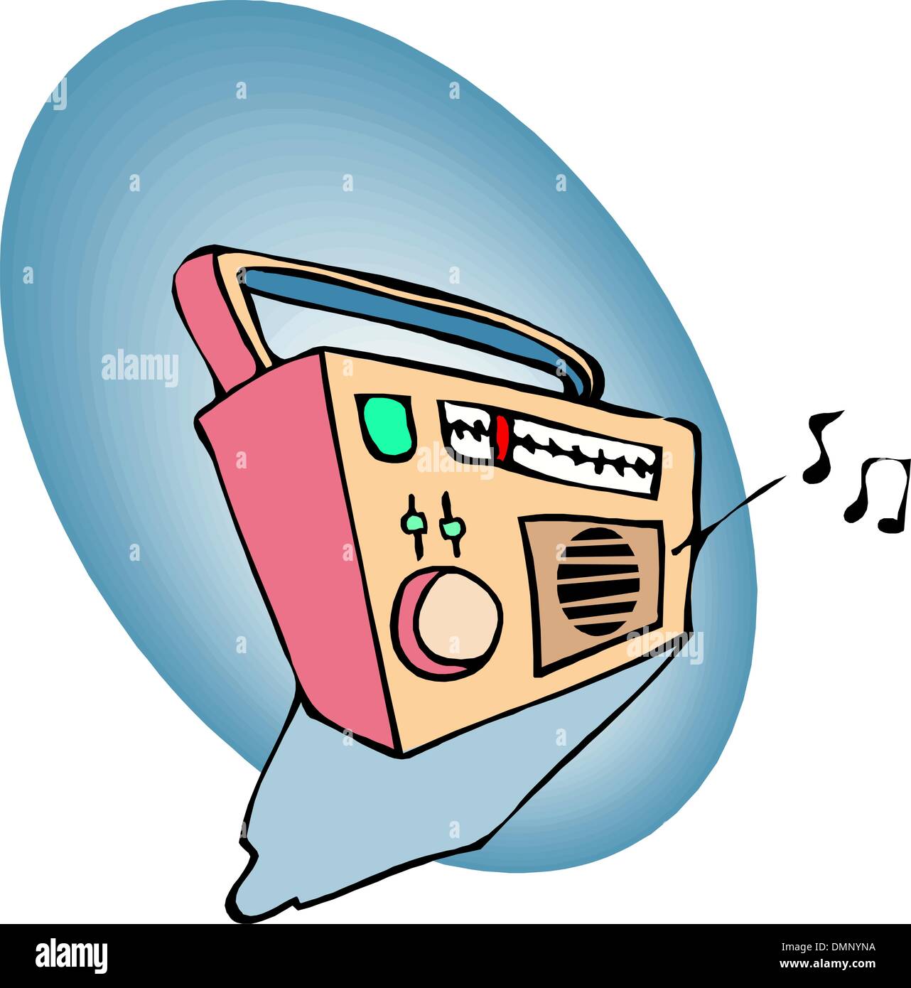 Lettore musicale Illustrazione Vettoriale