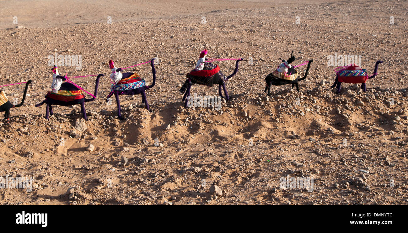 Merzouga, regione Meknès-Tafilalet, Errachidia Provincia, Marocco, Africa Foto Stock