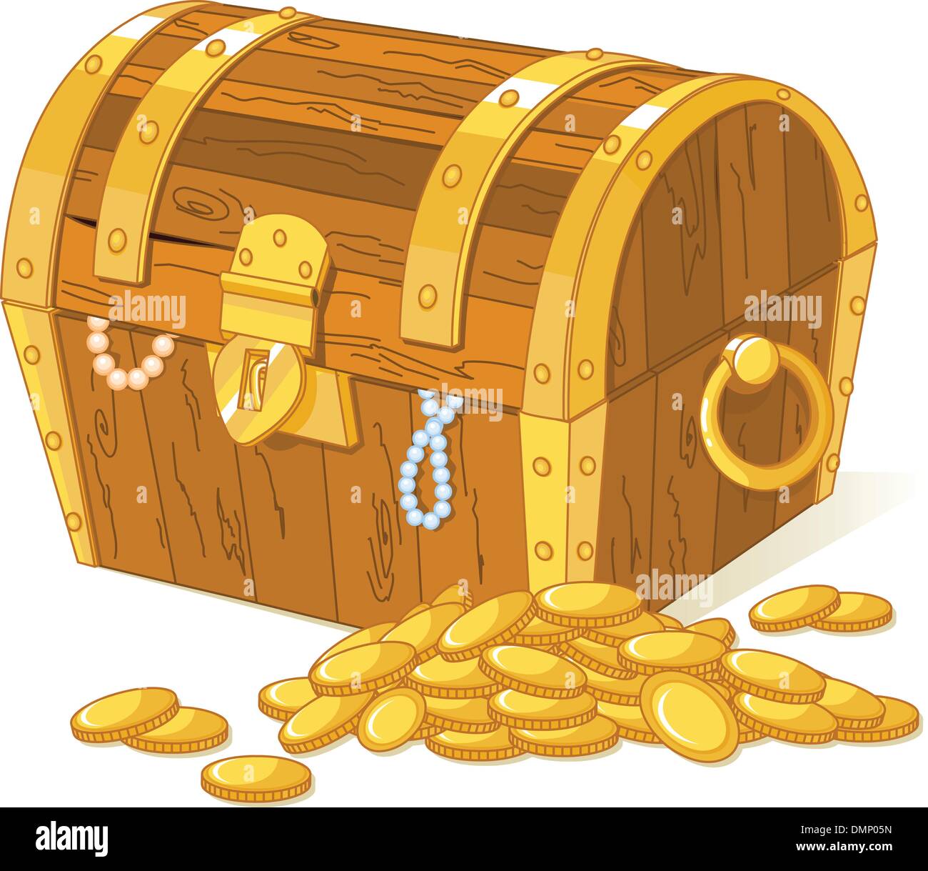 Scrigno del tesoro Illustrazione Vettoriale