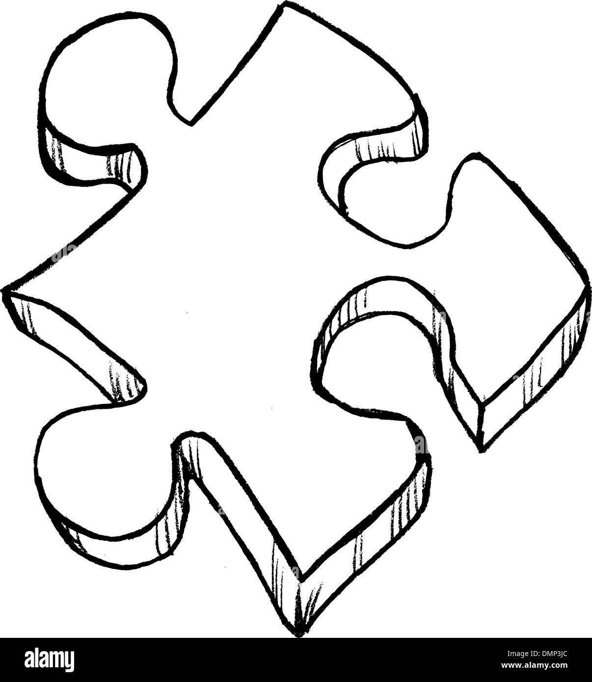 puzzle Illustrazione Vettoriale