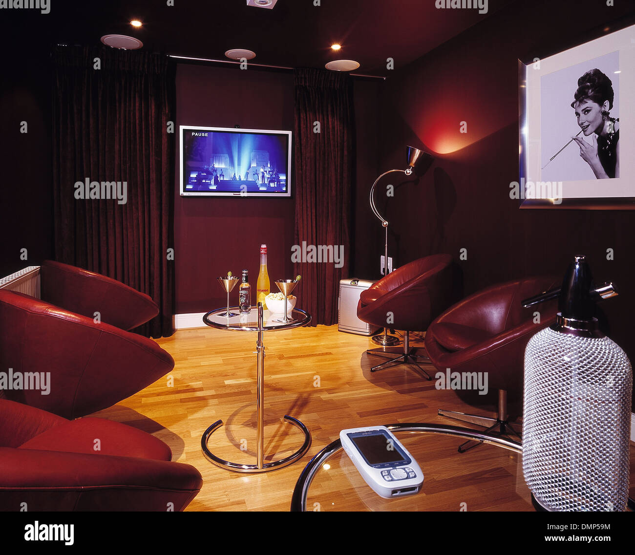 Home Theatre. Foto Stock