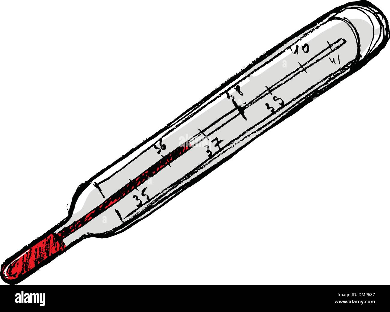 Termometro medico Illustrazione Vettoriale