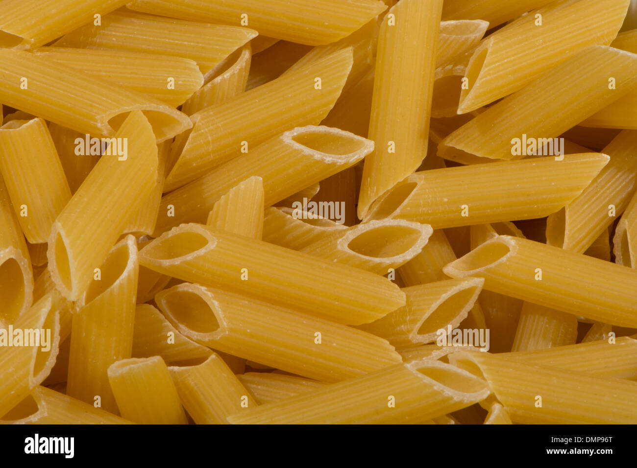 Chiudere essiccati Pasta Penne Foto Stock