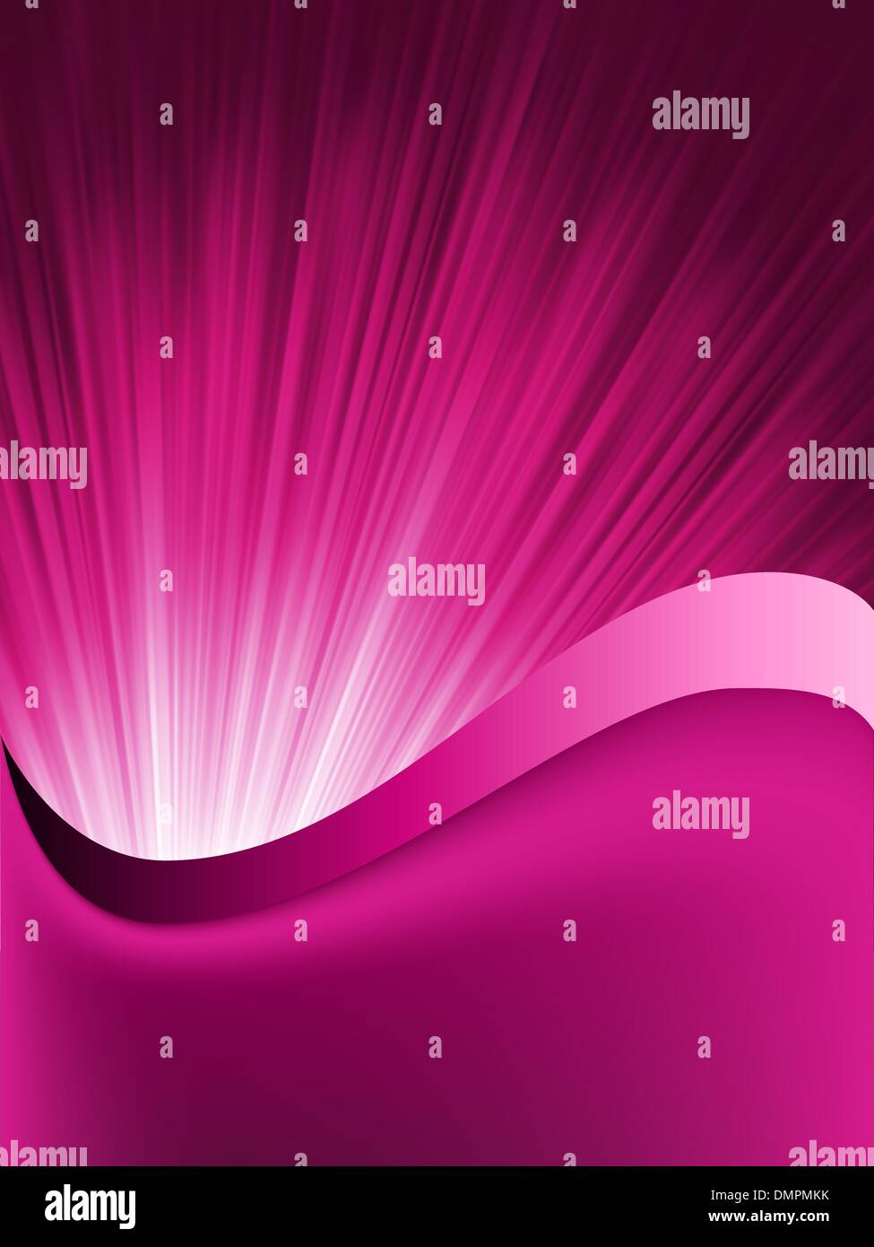 Luminosa sullo sfondo la notte con le luci. EPS 8 Illustrazione Vettoriale