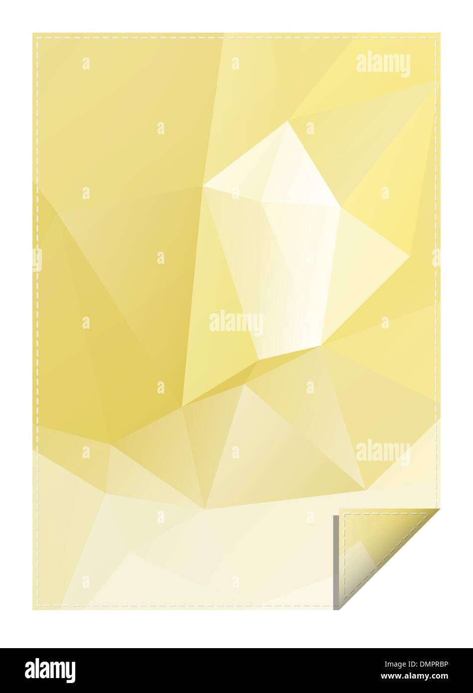 Sullo sfondo di un poligono Illustrazione Vettoriale