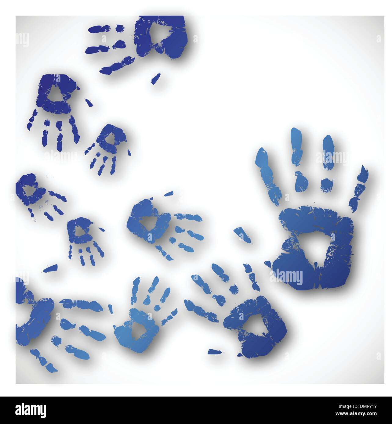 Il vettore a mano astratto di stampa colore di sfondo Illustrazione Vettoriale