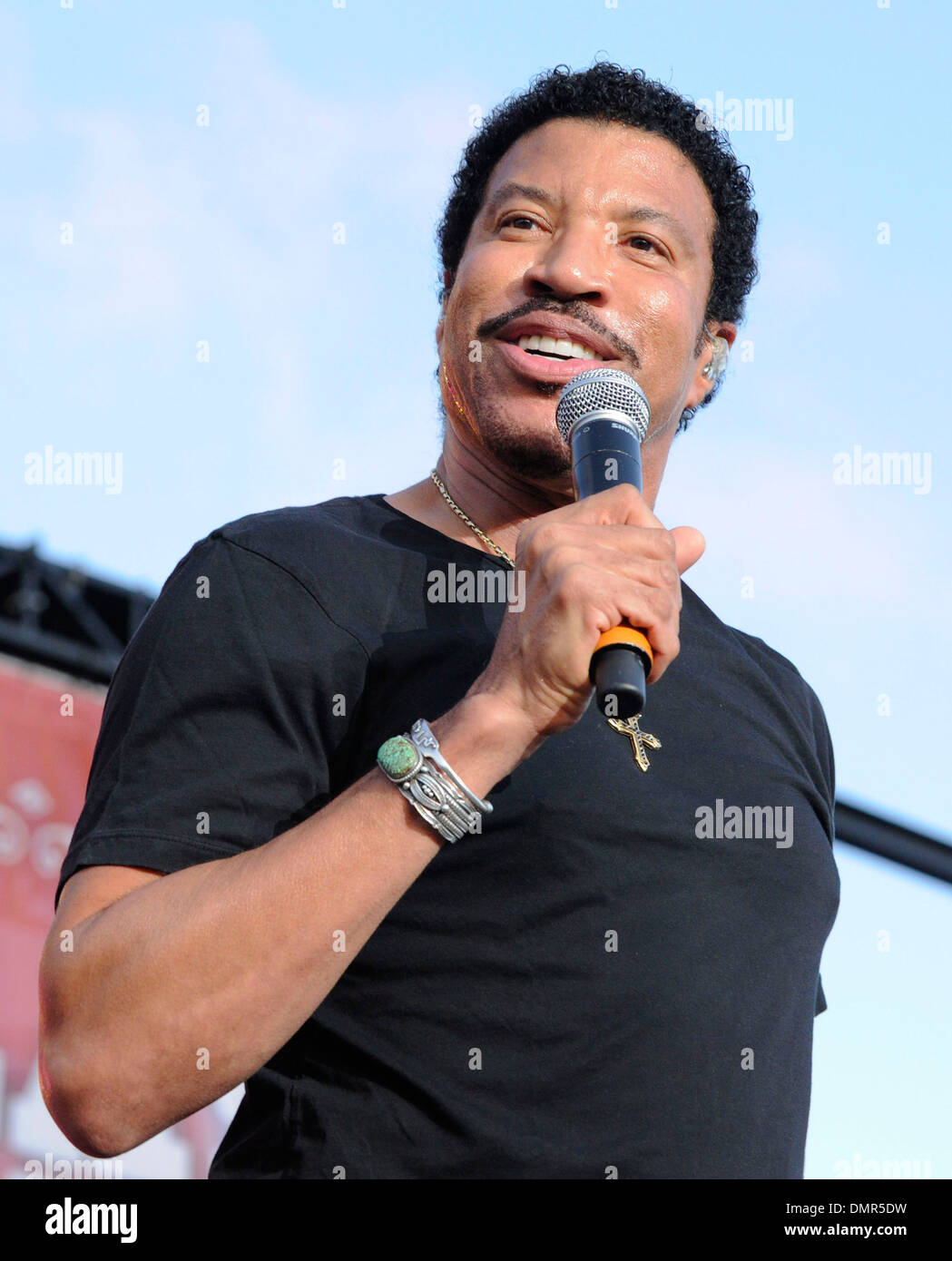 Lionel Richie in esecuzione al 1° Stivali annuale e cuori Music Festival a Canadian Tire Motorsport Park Bowmanville Canada - Foto Stock