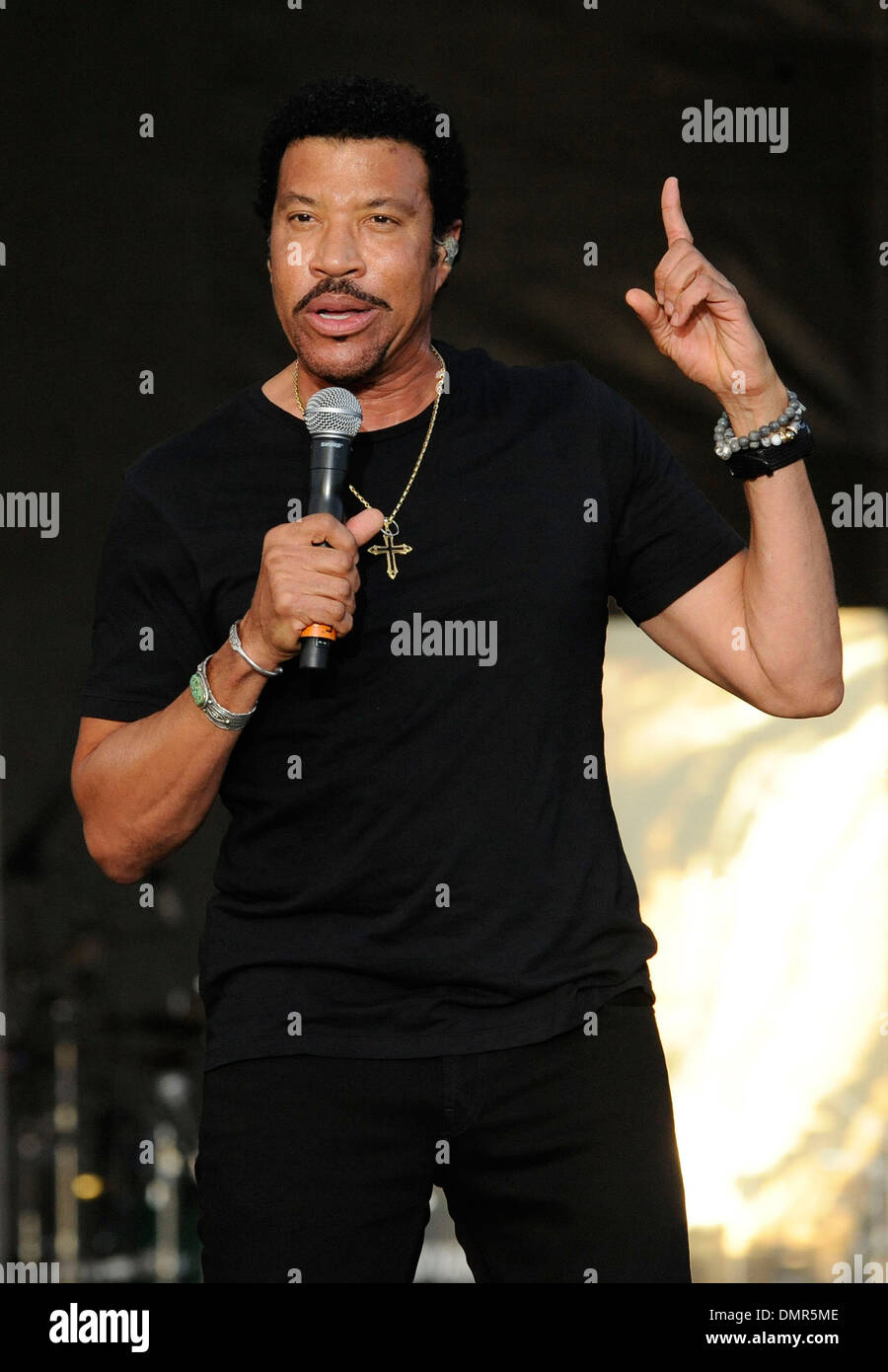 Lionel Richie in esecuzione al 1° Stivali annuale e cuori Music Festival a Canadian Tire Motorsport Park Bowmanville Canada - Foto Stock