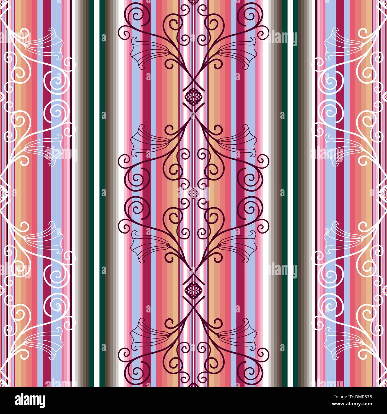 Striped pattern senza giunture Illustrazione Vettoriale