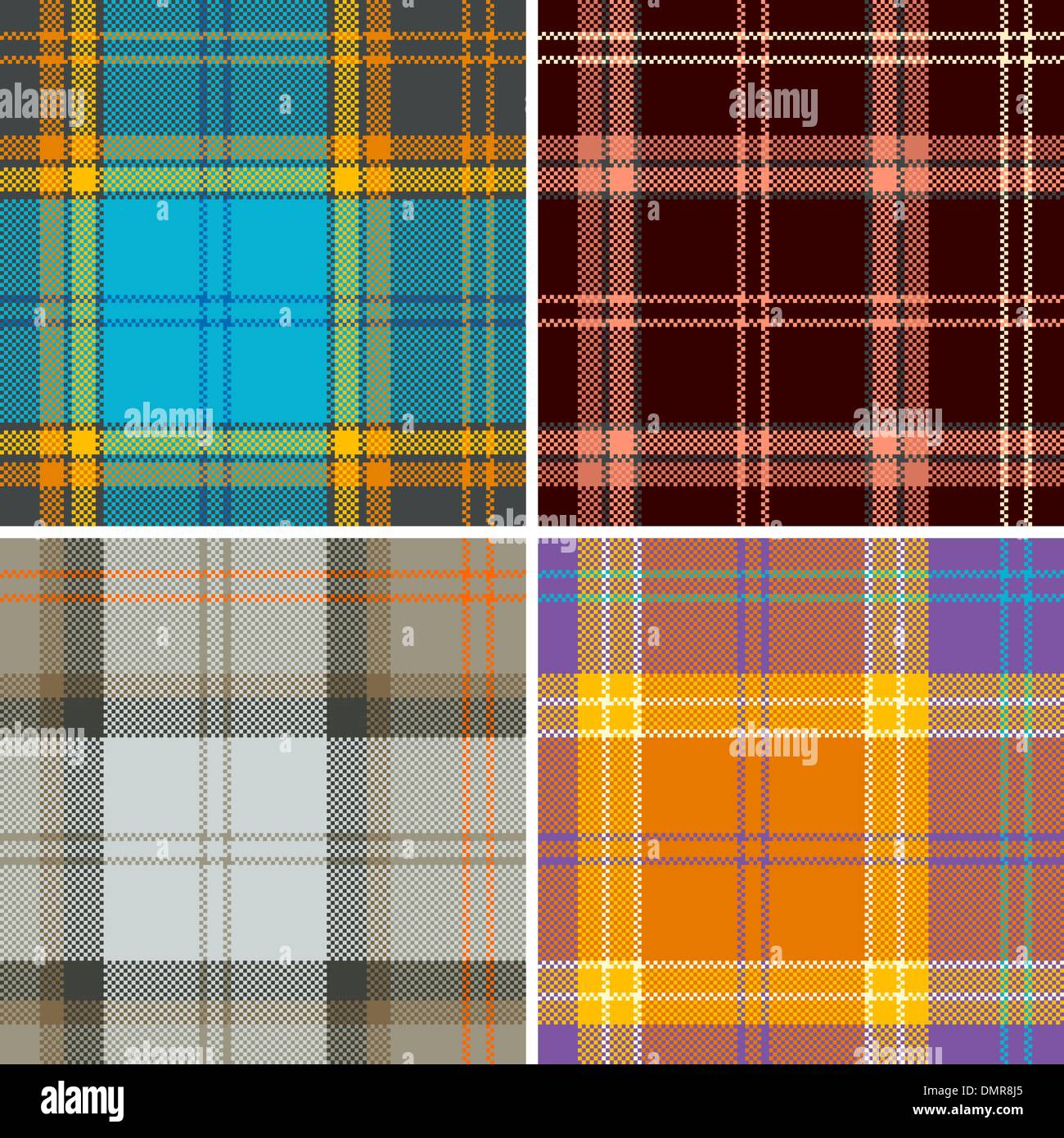 plaid di tartan Illustrazione Vettoriale