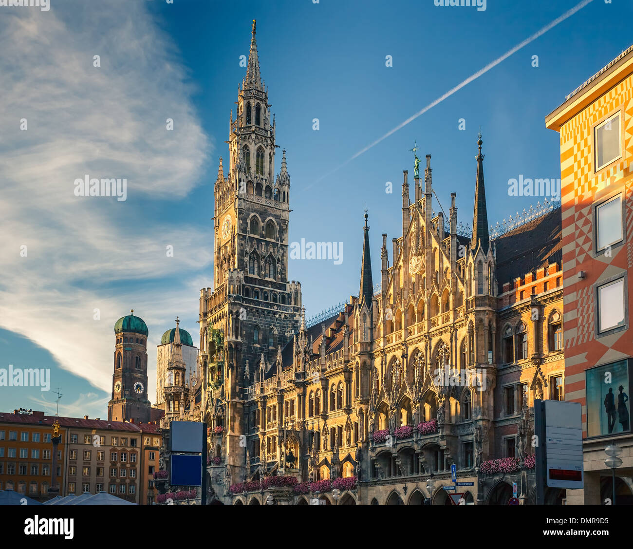 Munchen new town hall Foto Stock